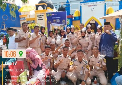 AKADEMI MARITIM BELAWAN (AMB MEDAN) MENGIKUTI KEGIATAN PAWAI TA’ARUF DI KOTA MEDAN TAHUN 2026