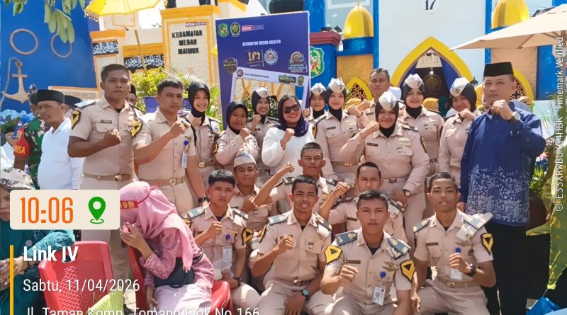 AKADEMI MARITIM BELAWAN (AMB MEDAN) MENGIKUTI KEGIATAN PAWAI TA’ARUF DI KOTA MEDAN TAHUN 2026